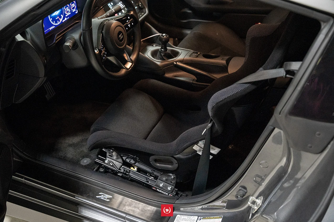 Nissan RZ34 Z Bride Type FG Side Mount Seat Rails for Bucket Seats - US Driver Seat