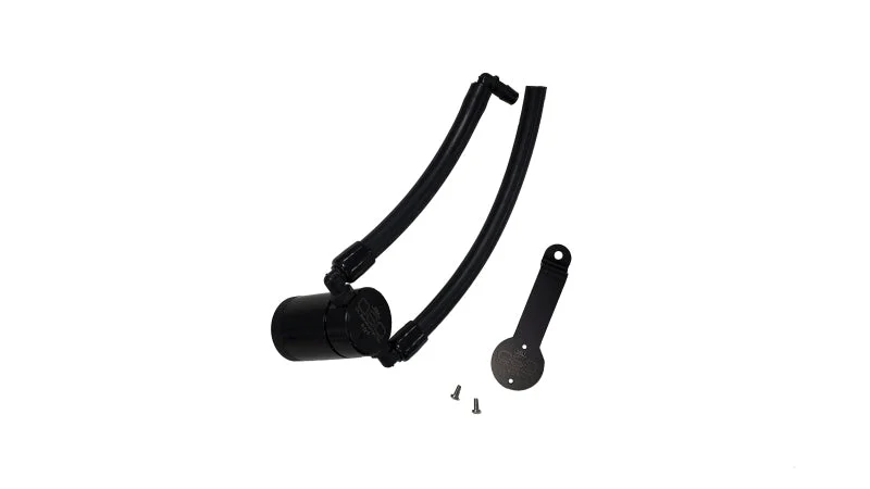 J&L 14-22 Jeep Cherokee 2.4L / 15-21 Jeep Renegade Driver Side Oil Separator 3.0 - Blk Anodized