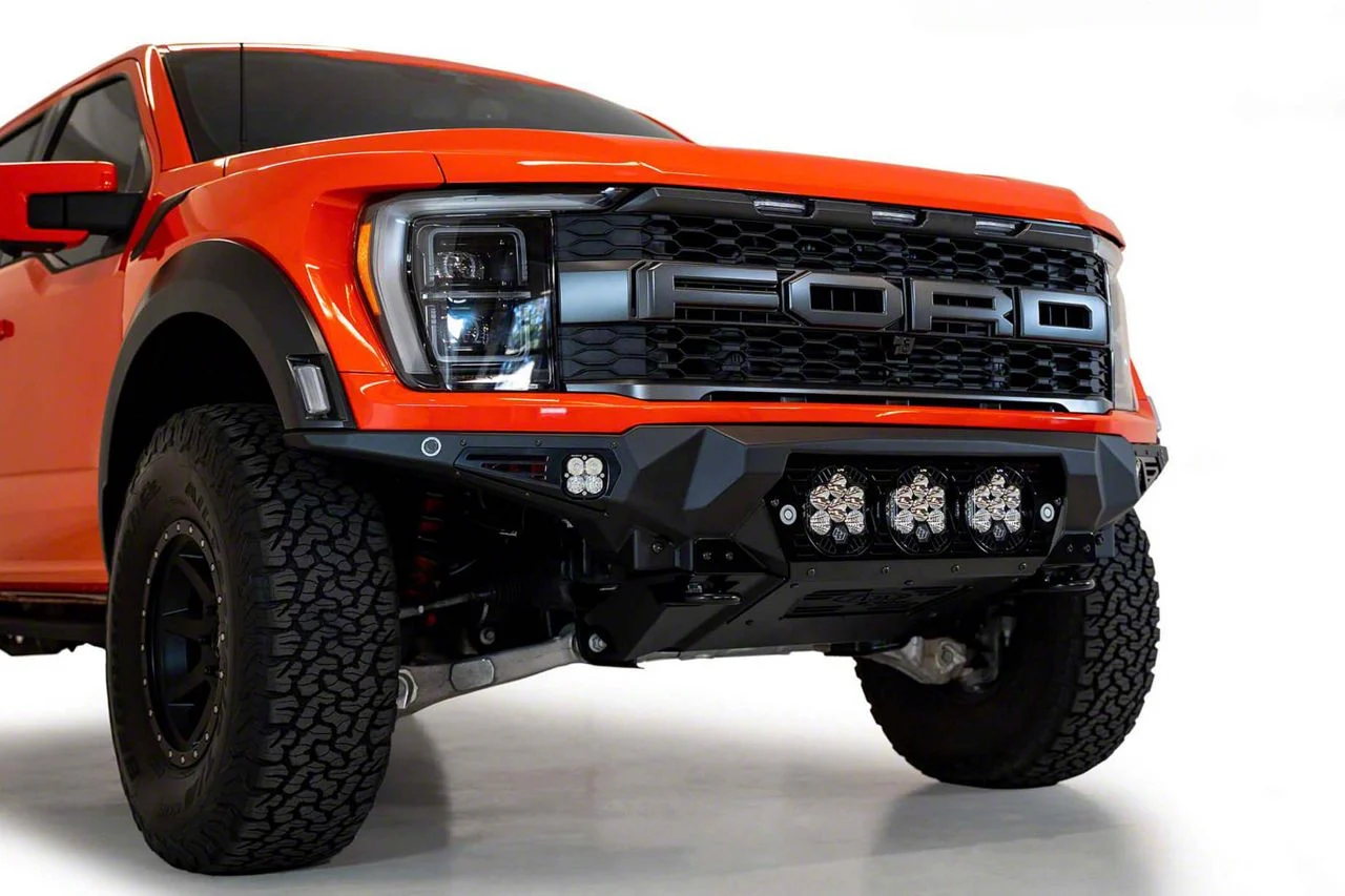 Addictive Desert Designs Bomber Front Bumper for Baja Designs LP6 Round Lights (21-26 F-150 Raptor)