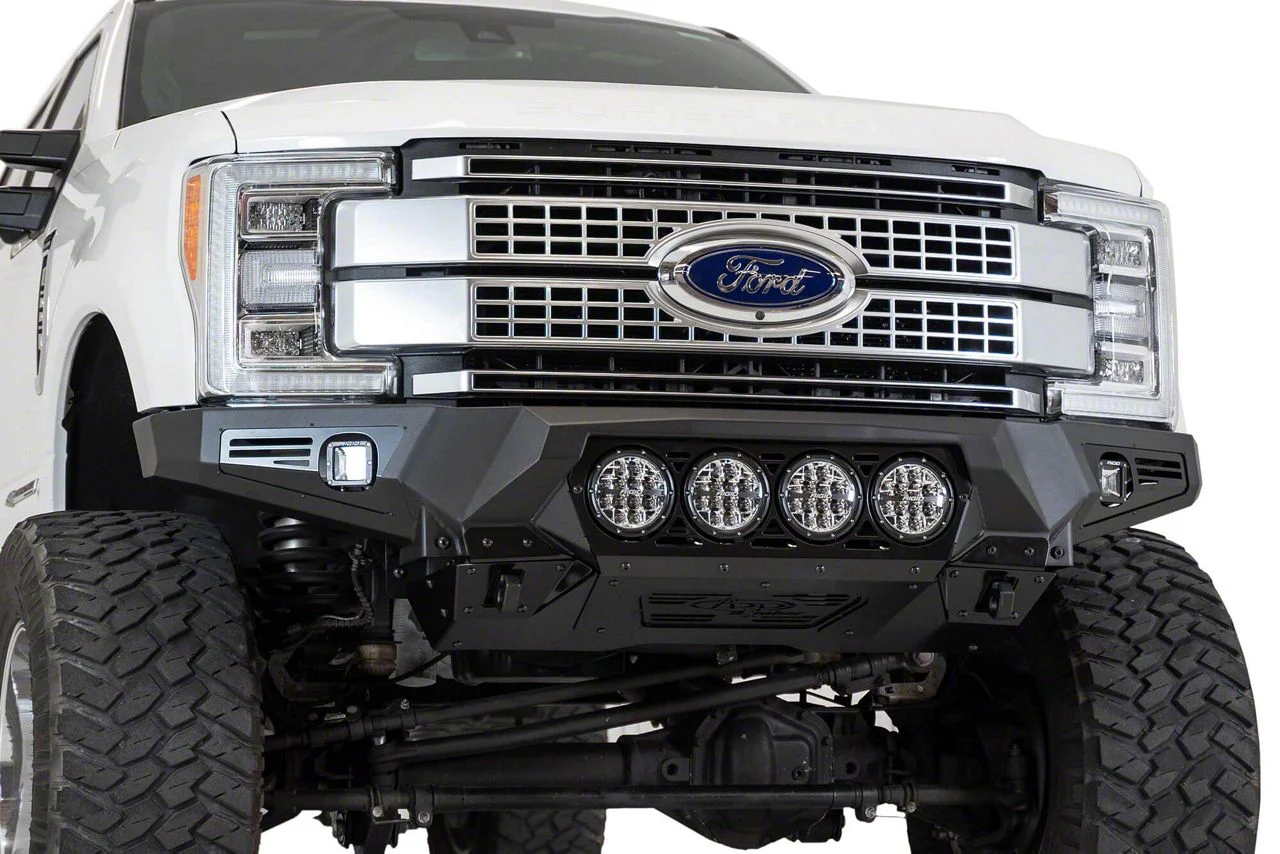 Addictive Desert Designs Bomber Front Bumper for Rigid 360 6-Inch Round Lights (17-22 F-350 Super Duty)