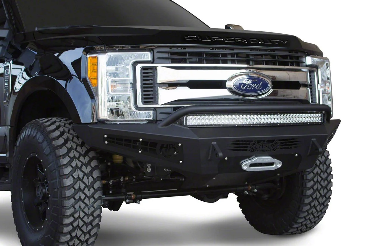 Addictive Desert Designs HoneyBadger Winch Front Bumper (17-22 F-350 Super Duty)