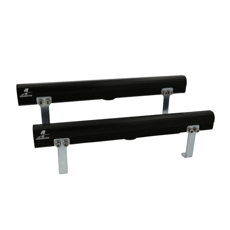 Aeromotive Edelbrock SBC Victor E Fuel Rails - Black