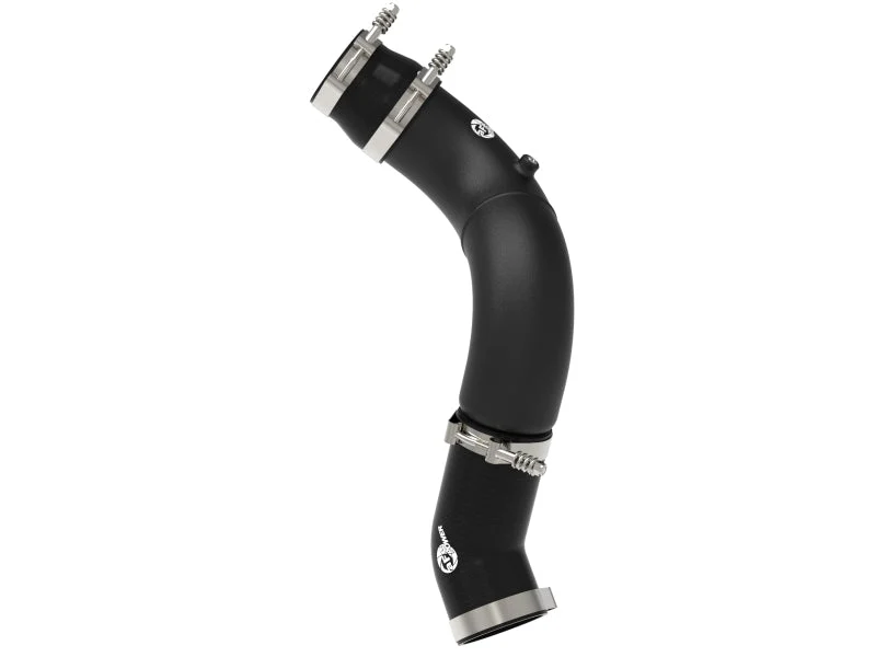 aFe BladeRunner 3-1/2in Aluminum Cold Charge Pipe Black RAM Diesel Trucks 25-26 L6-6.7L (td)