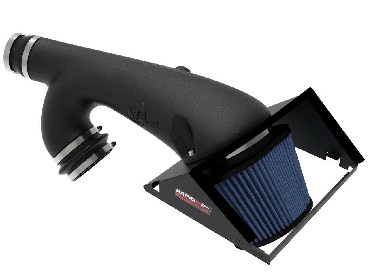 AFE Rapid Induction Cold Air Intake with Pro 5R Oiled Filter; Black (21-26 3.5L EcoBoost F-150)