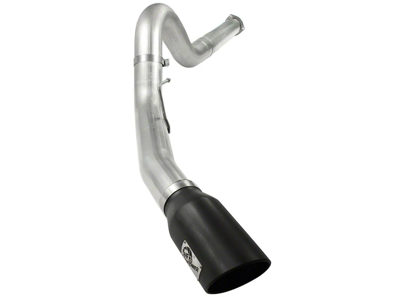 AFE ATLAS 5-Inch DPF-Back Single Exhaust System with Black Tip; Side Exit (11-14 6.7L Powerstroke F-350 Super Duty)