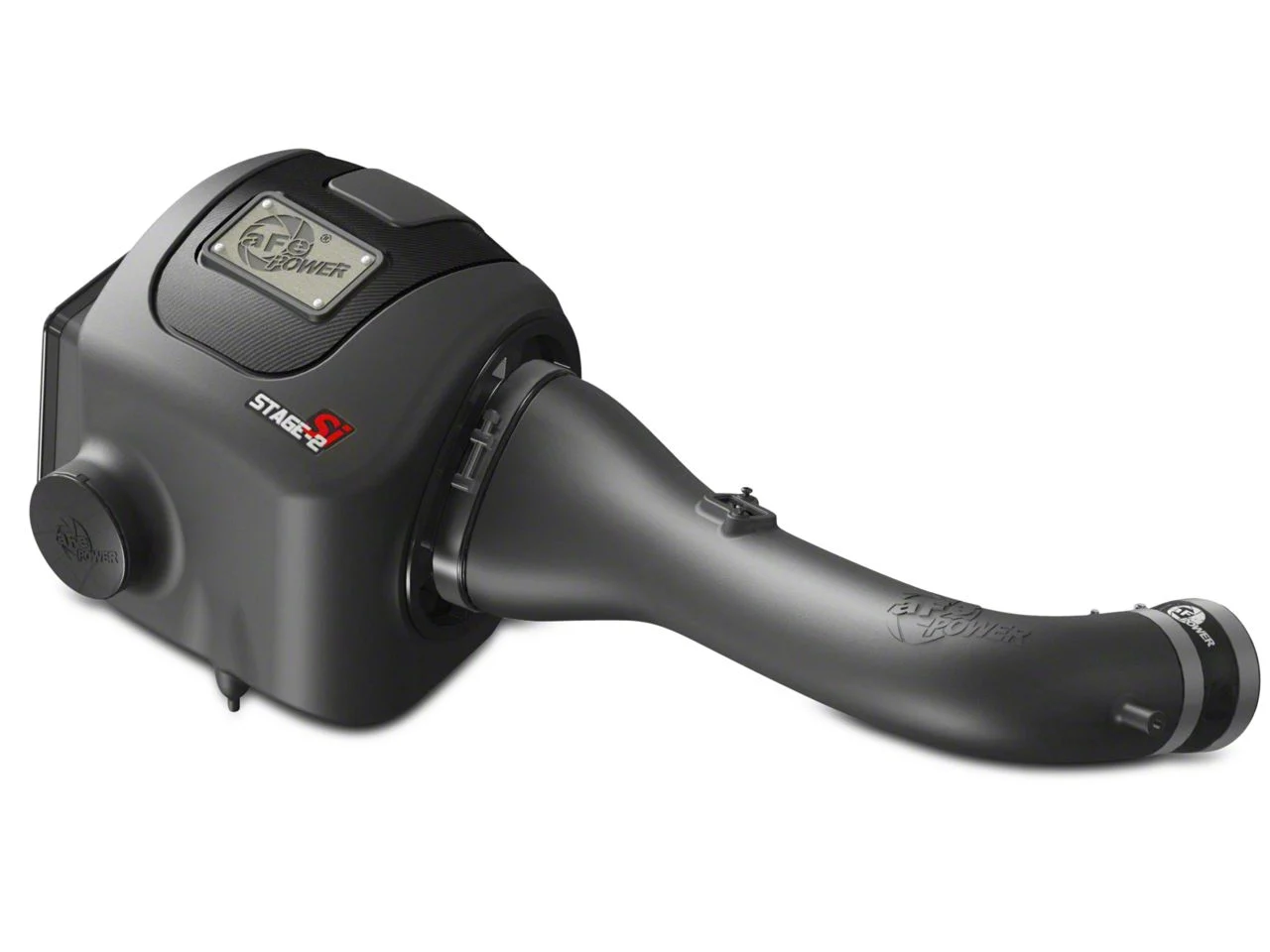 AFE Magnum FORCE Stage-2 Si Cold Air Intake with Pro DRY S Filter; Black (14-18 5.3L Sierra 1500)