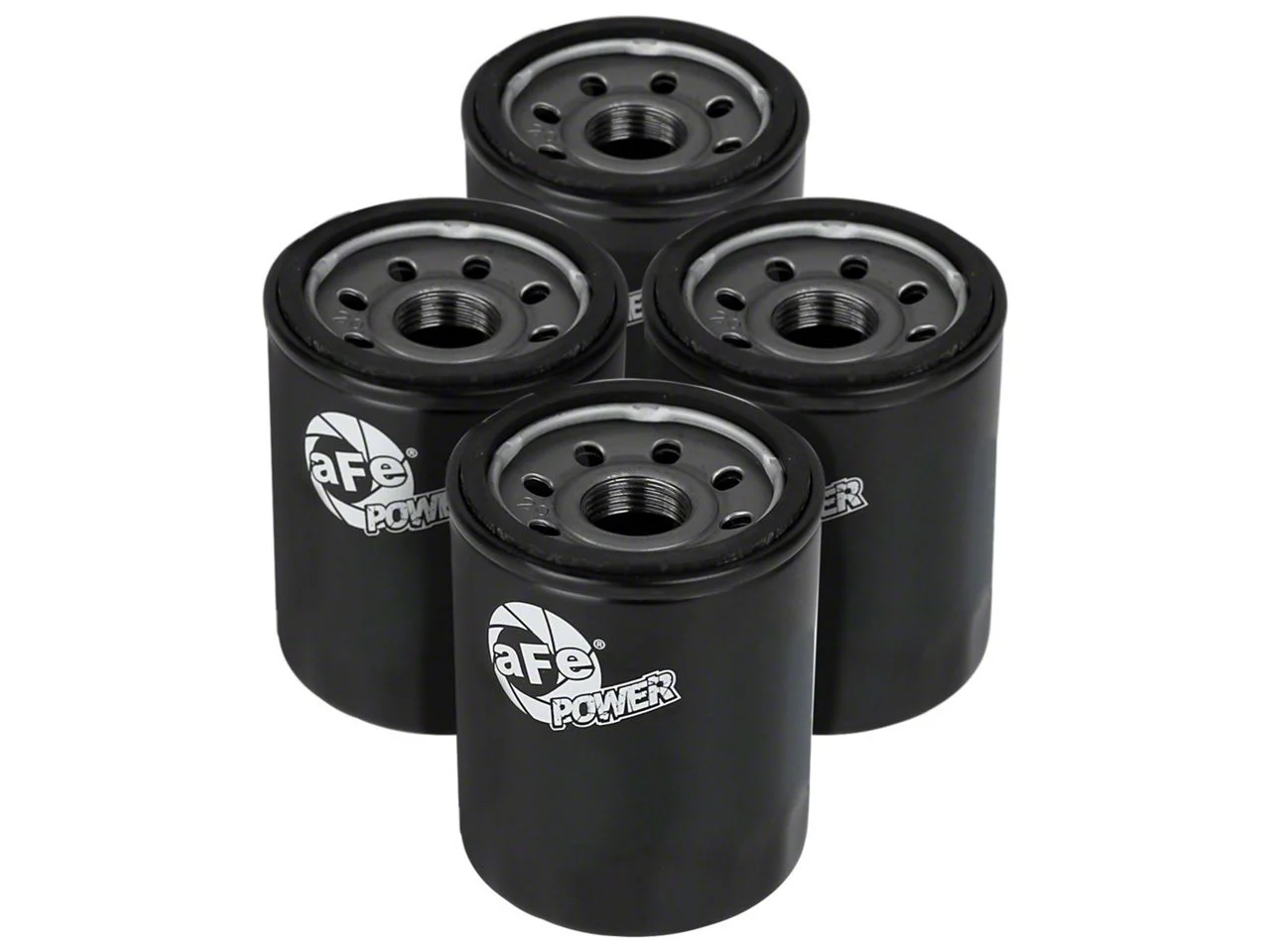 AFE Pro GUARD HD Oil Filter; Set of Four (19-26 2.7L, 3.0L Duramax Sierra 1500)