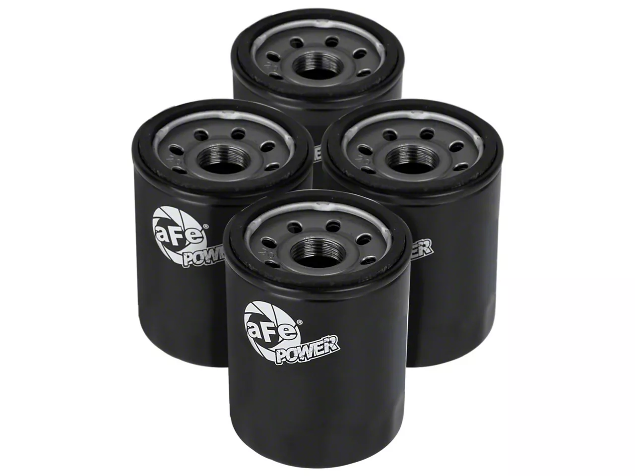 AFE Pro GUARD HD Oil Filter; Set of Four (19-26 2.7L, 3.0L Duramax Silverado 1500)