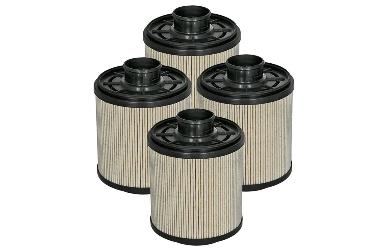 AFE Pro GUARD D2 Fuel Filter; Set of Four (11-16 6.7L Powerstroke F-250 Super Duty)