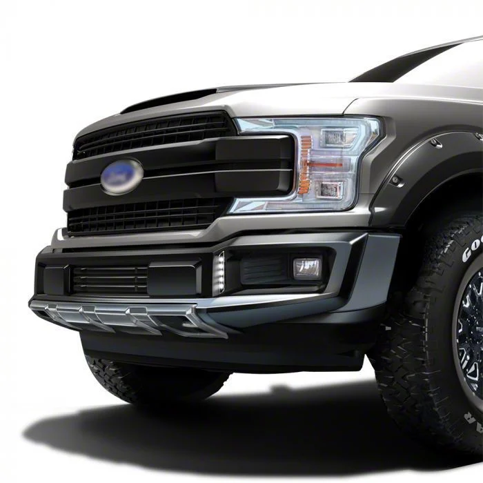Air Design Front Bumper Guard with DRL; Unpainted (18-20 F-150, Excluding Raptor)