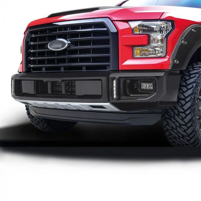 Air Design OE Style Front Bumper Guard with DRL; Unpainted (15-17 F-150, Excluding Raptor)