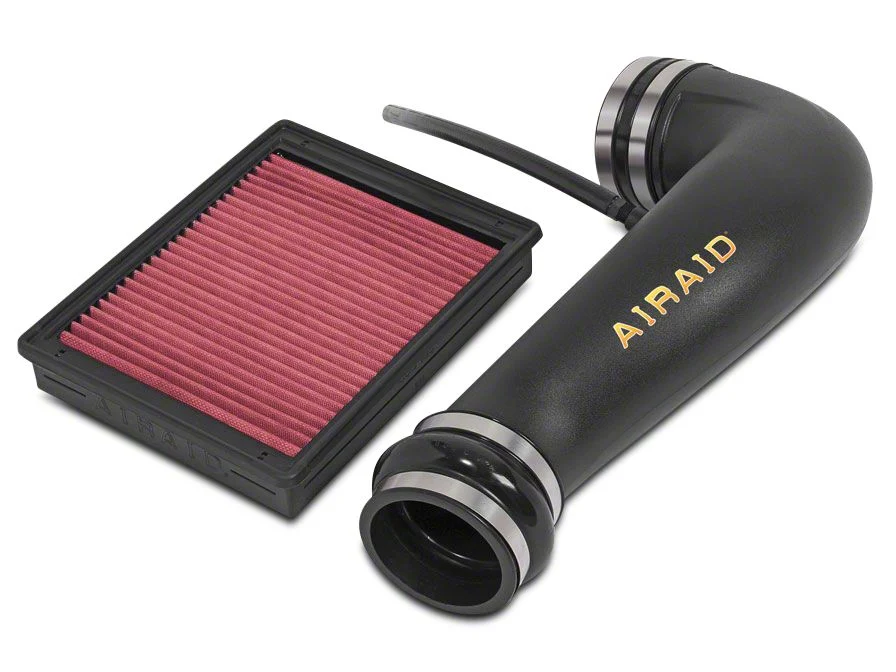 Airaid Junior Intake Tube Kit with Red SynthaMax Dry Filter (07-09 6.0L Silverado 1500 w/ Electric Cooling Fan, Excluding Hybrid)