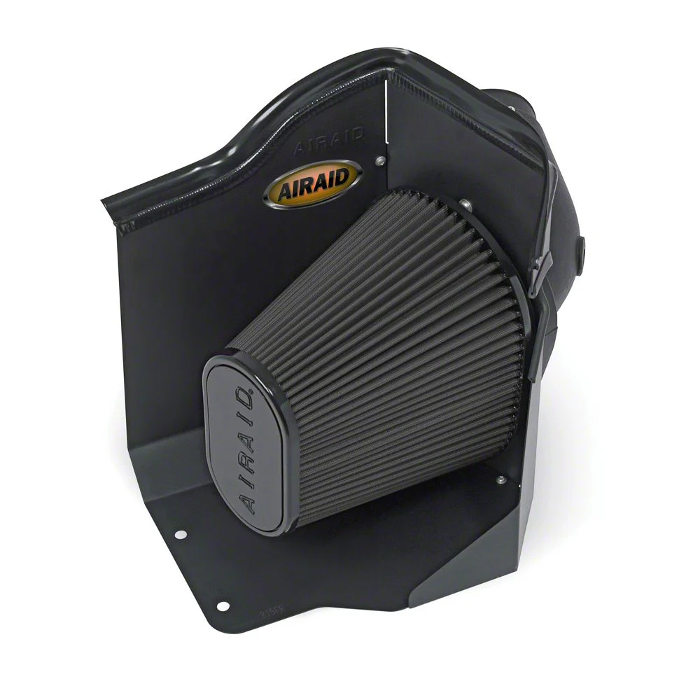 Airaid Performance Cold Air Intake with Black SynthaMax Dry Filter (07-10 6.6L Duramax Sierra 2500 HD)