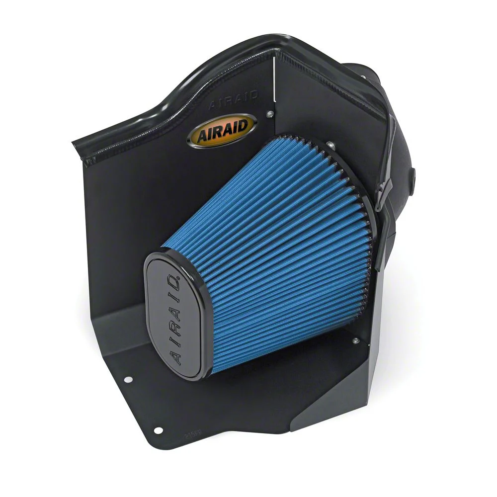 Airaid Performance Cold Air Intake with Blue SynthaMax Dry Filter (07-10 6.6L Duramax Sierra 2500 HD)