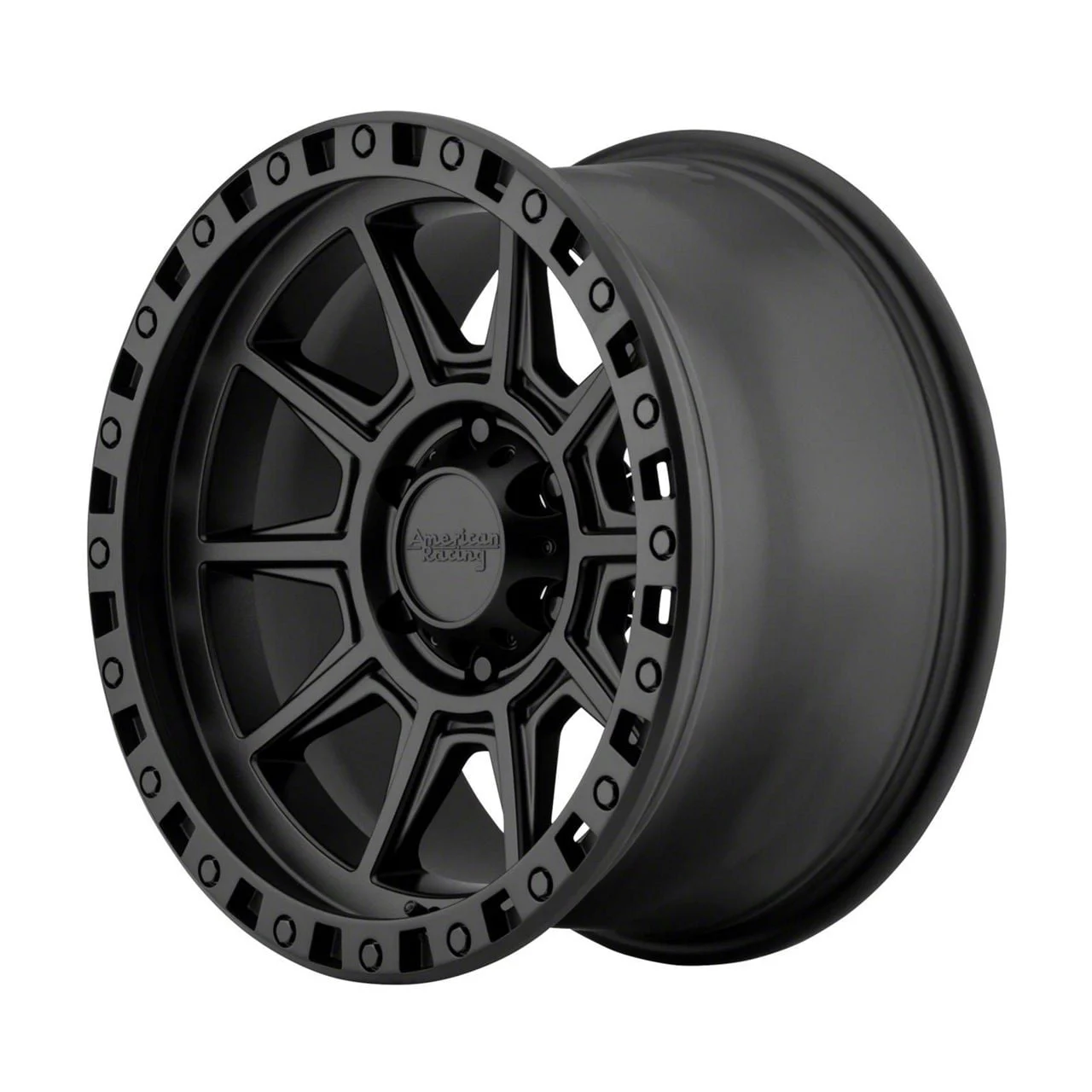American Racing AR201 Cast Iron Black 5-Lug Wheel;16x8; 0mm Offset (09-18 RAM 1500)