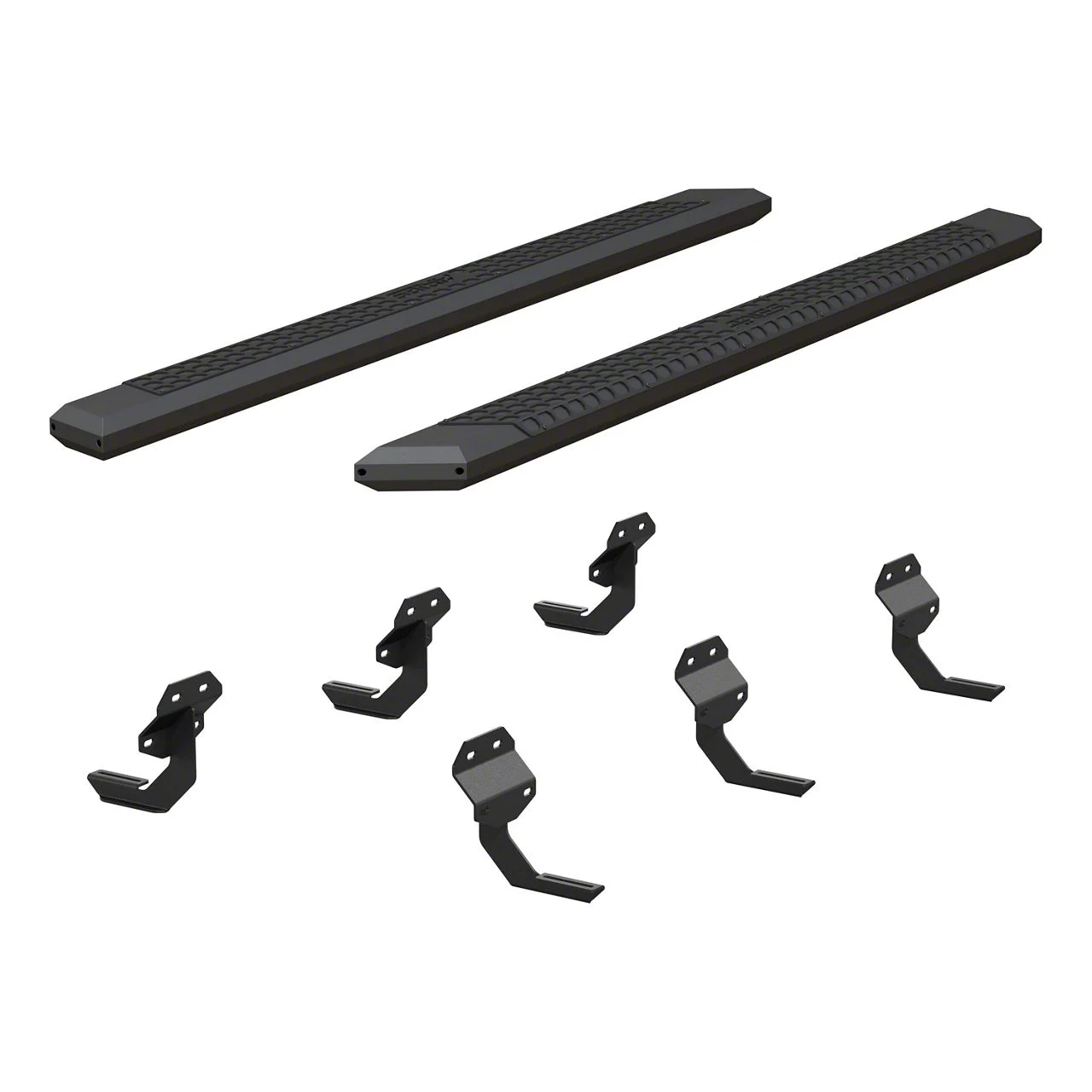 AdvantEDGE 5.50-Inch Side Step Bars; Carbide Black (17-26 F-350 Super Duty SuperCrew)