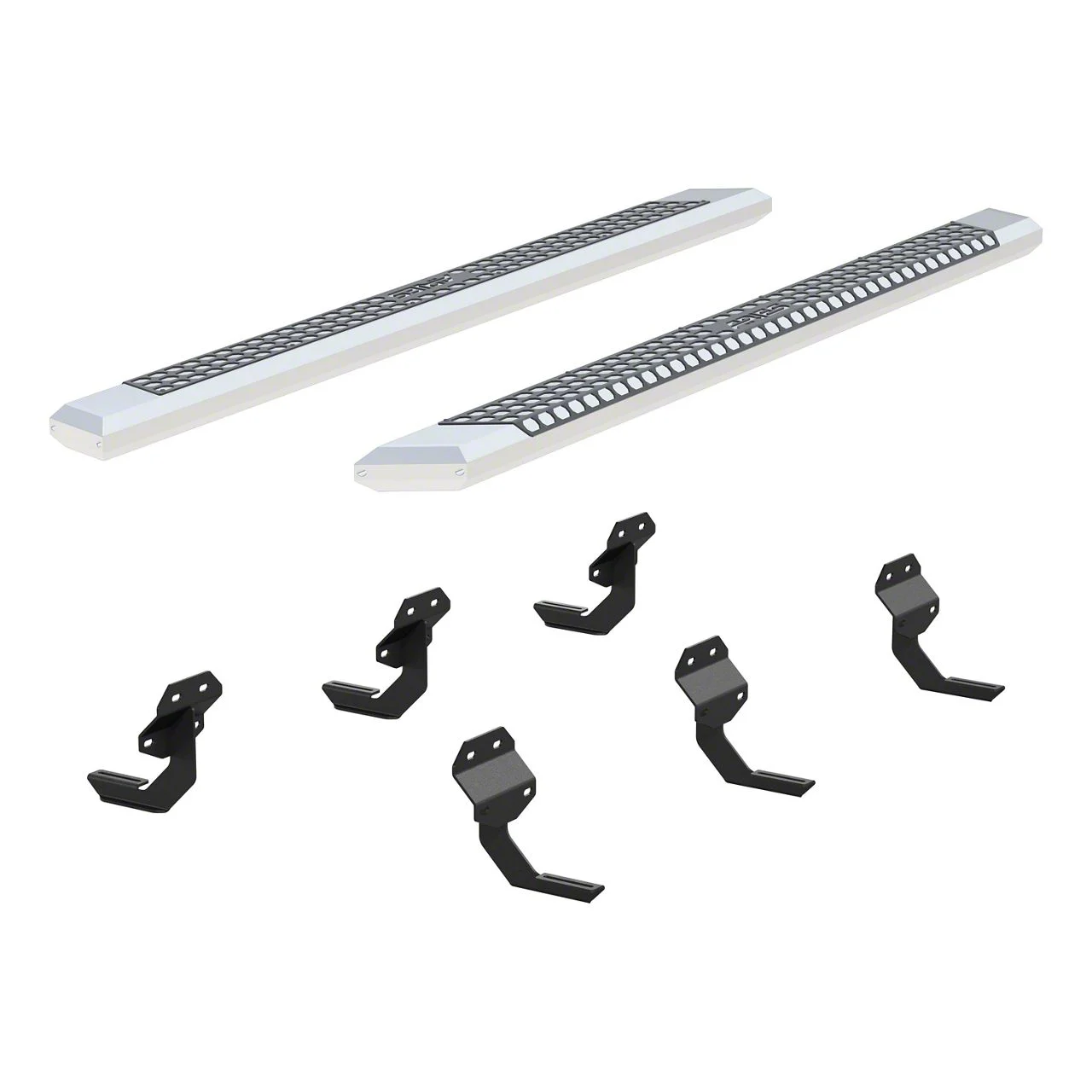 AdvantEDGE 5.50-Inch Side Step Bars; Chrome (17-26 F-350 Super Duty SuperCrew)