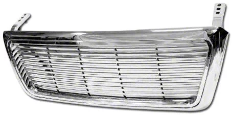 Horizontal Style Upper Replacement Grille; Chrome (04-08 F-150)