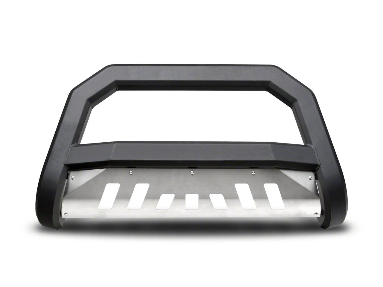 AR Series Bull Bar with Aluminum Skid Plate; Matte Black (06-08 RAM 1500)