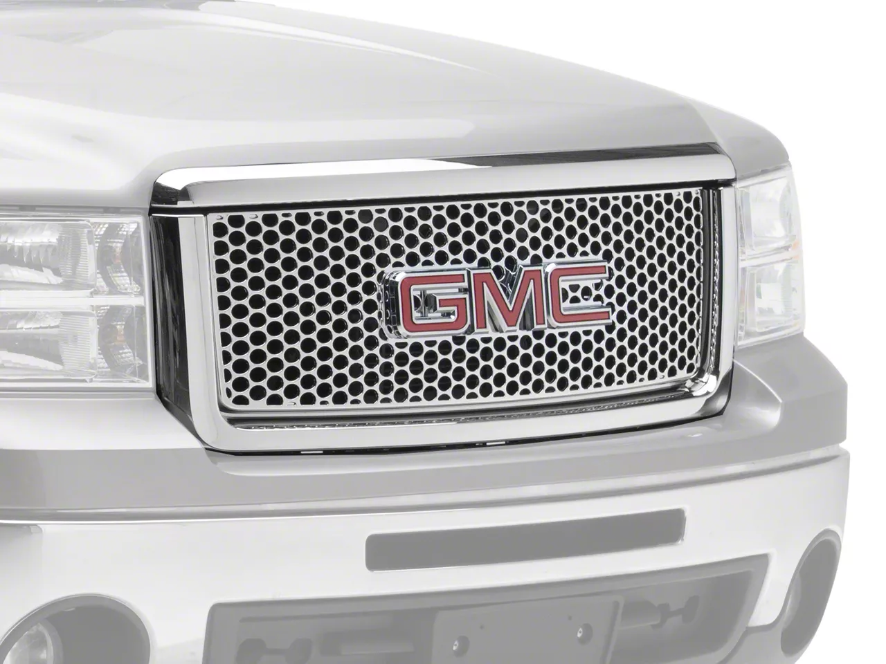 Denali Style Upper Replacement Grille; Chrome (07-13 Sierra 1500)