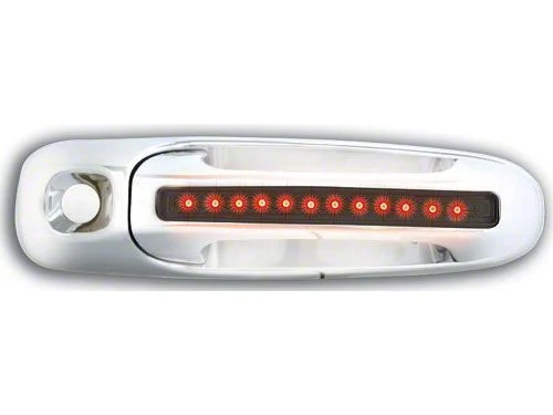 Front Chrome LED Door Handles; Amber LED; Smoked Lens (02-06 RAM 1500)