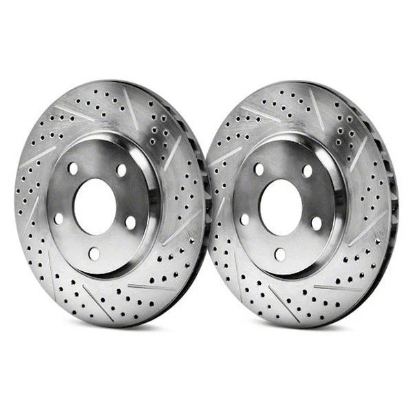 Baer BIG Claw Performance Drilled and Slotted 6-Lug Rotors; Front Pair (07-14 4WD Tahoe; 07-18 2WD Tahoe)
