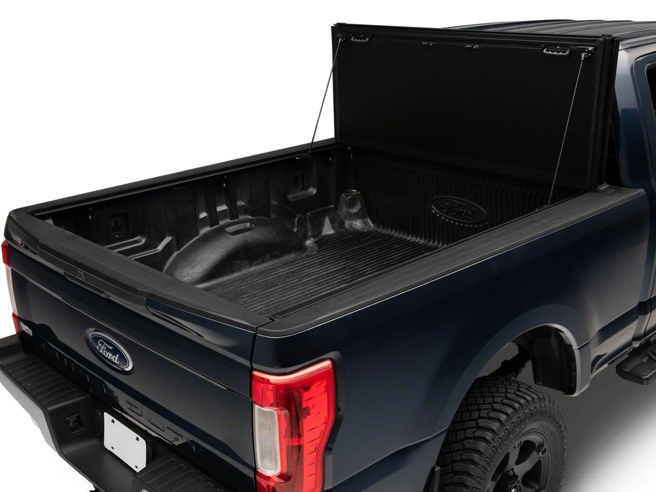 Barricade Low Profile Hard Tri-Fold Tonneau Cover (17-26 F-350 Super Duty w/ 6-3/4-Foot Bed)