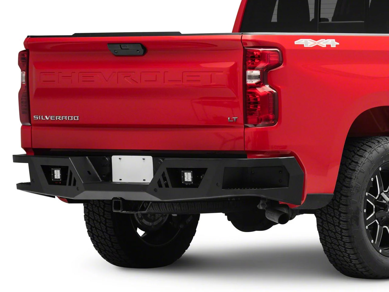 Barricade HD Rear Bumper with LED Fog Lights (19-26 Silverado 1500)