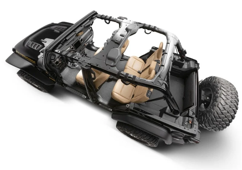 BedRug Jeep Front Floor Kit
