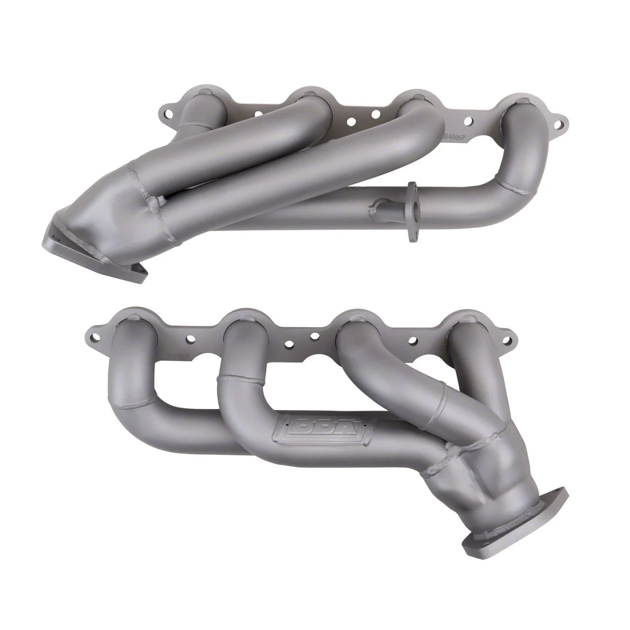 BBK 1-3/4-Inch Tuned Length Shorty Headers; Titanium Ceramic (07-09 6.0L Sierra 1500)