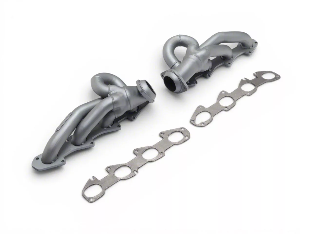 BBK 1-3/4-Inch Tuned Length Shorty Headers; Titanium Ceramic (09-18 5.7L RAM 1500)