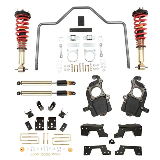 Belltech Performance Handling Lowering Kit Plus; 1 to 5-Inch Front / 6-Inch Rear (15-20 2WD F-150)