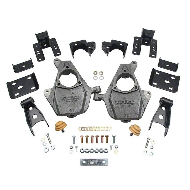 Belltech Lowering Kit; 3 to 4-Inch Front / 5 to 6-Inch Rear (16-18 2WD Sierra 1500 Regular Cab)