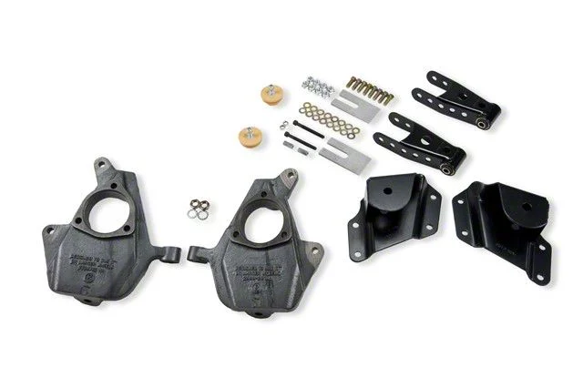 Belltech Lowering Kit; 2-Inch Front / 4-Inch Rear (05-06 2WD Sierra 1500 Regular Cab)