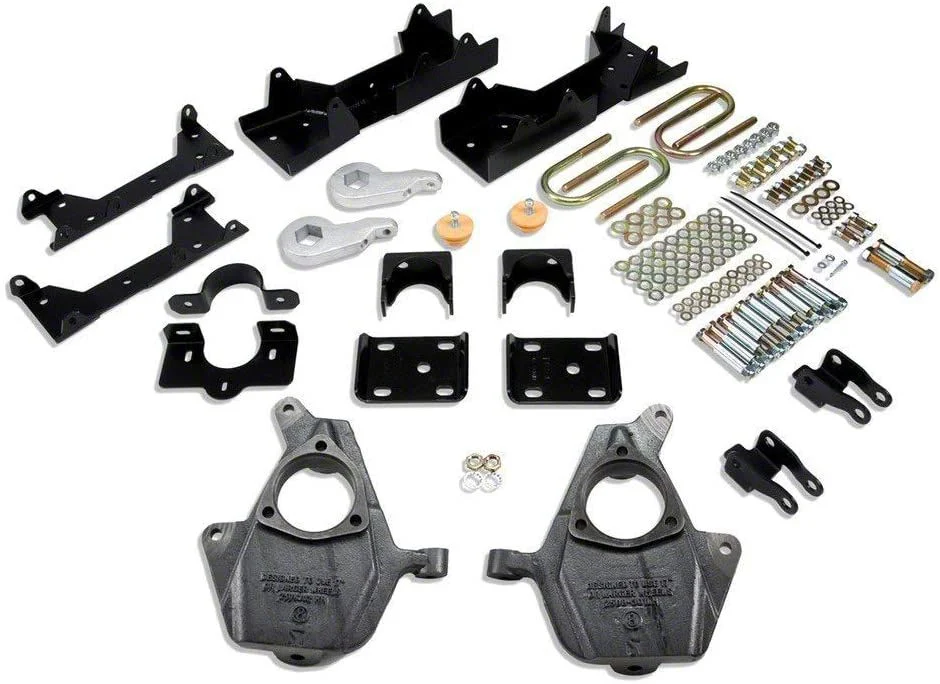 Belltech Lowering Kit; 3 to 4-Inch Front / 6-Inch Rear (05-06 2WD Sierra 1500 Extended Cab)