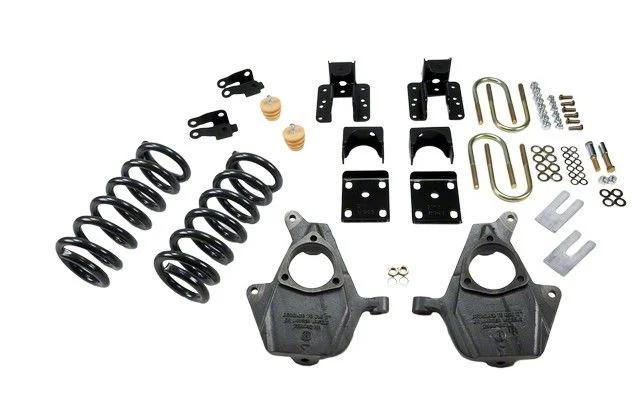 Belltech Lowering Kit; 3-Inch Front / 4 to 5-Inch Rear (04-06 2WD Sierra 1500 Crew Cab)
