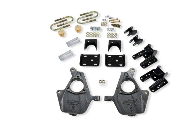 Belltech Lowering Kit; 2-Inch Front / 4 to 5-Inch Rear (04-06 2WD Sierra 1500 Denali Crew Cab)
