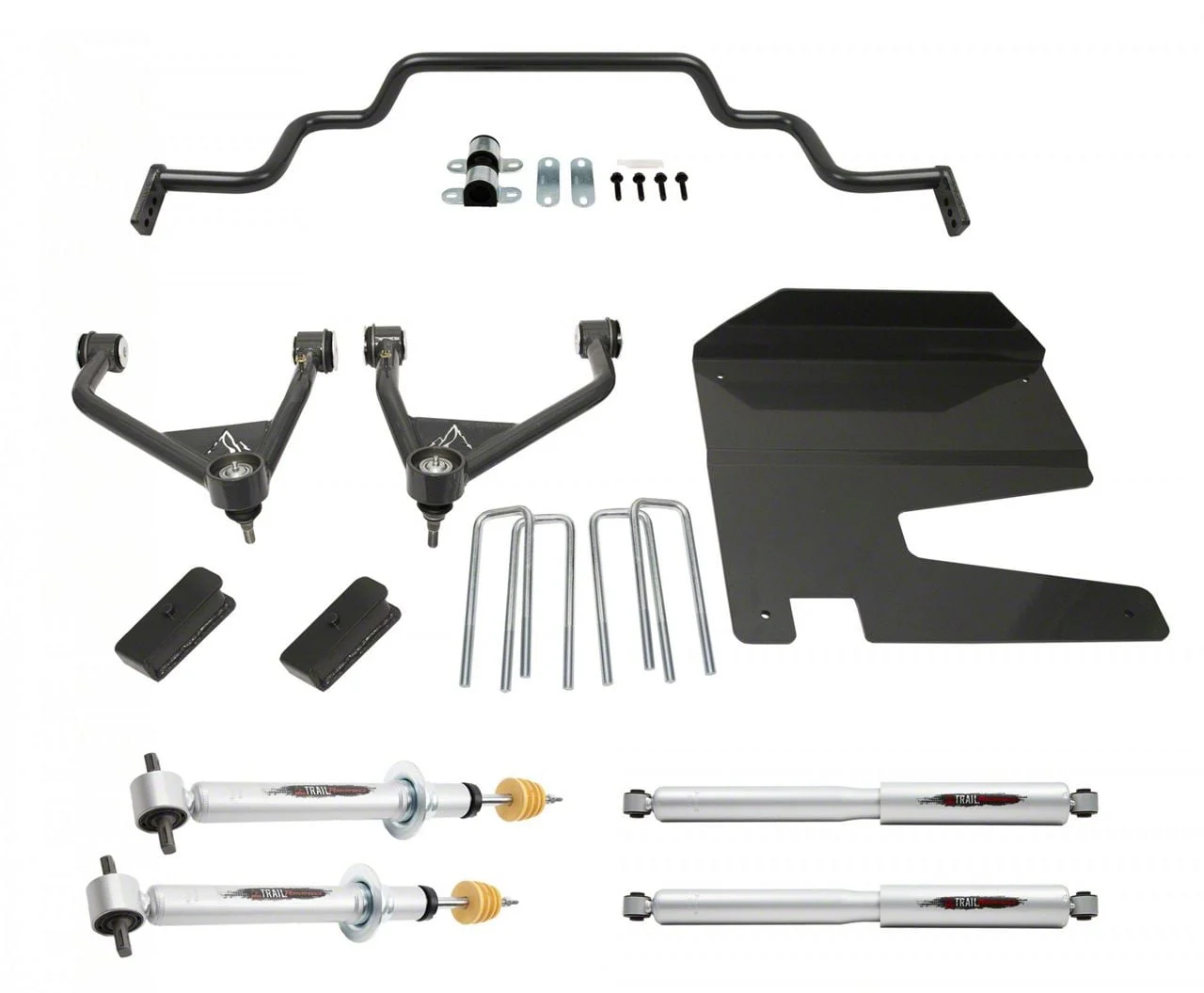 Belltech 4-Inch Suspension Lift Kit with Anti-Sway Bar, Trail Performance Shocks and Struts (19-26 4WD Sierra 1500, Excluding AT4 & Denali)