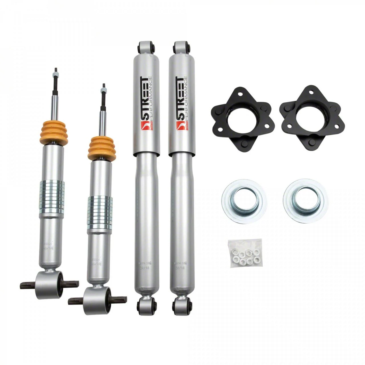 Belltech 2-Inch Front Leveling Kit with Trail Performance Shocks (07-18 2WD/4WD Silverado 1500)