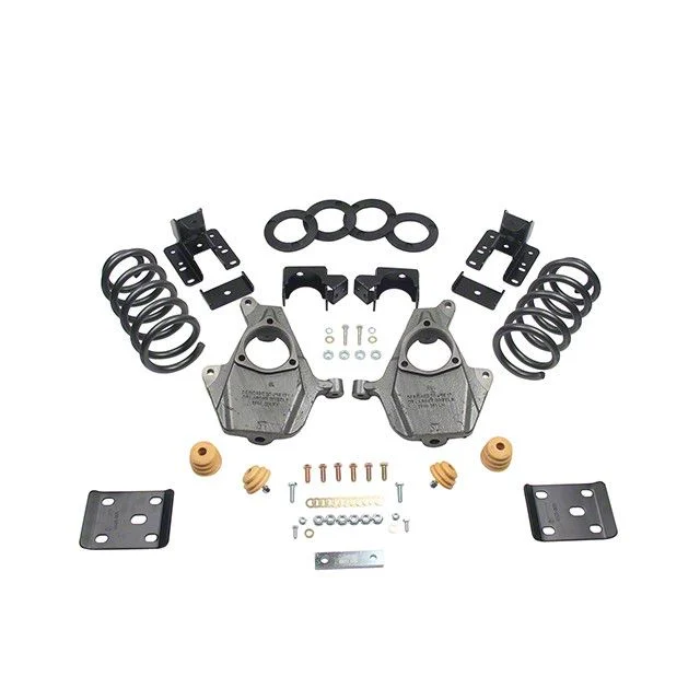 Belltech Lowering Kit; 3 to 4-Inch Front / 7-Inch Rear (16-18 2WD Silverado 1500 Regular Cab)
