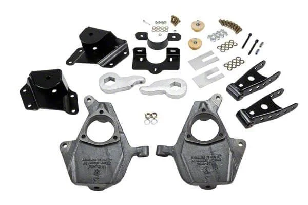 Belltech Lowering Kit; 3 to 4-Inch Front / 4-Inch Rear (05-06 2WD Silverado 1500 Extended Cab)