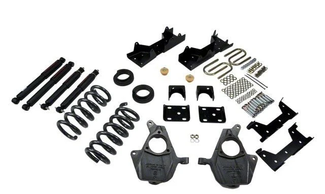 Belltech Lowering Kit with Nitro Drop II Shocks; 4 to 5-Inch Front / 6-Inch Rear (01-06 2WD Silverado 1500 Regular Cab)