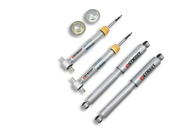 Belltech Street Performance Front and Rear Shocks for 1 to 4-Inch Front / 2 to 4-Inch Rear Drop (07-18 Silverado 1500)