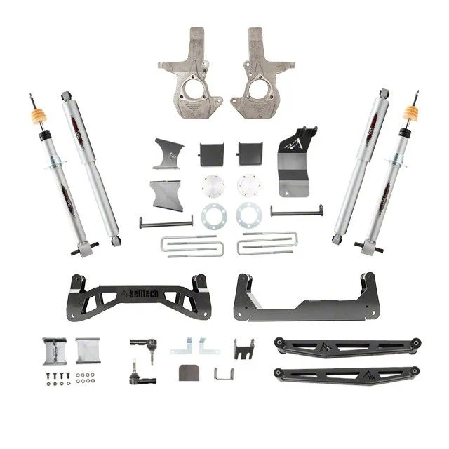 Belltech Suspension Lift Kit (07-16 4WD Silverado 1500 Extended/Double Cab, Crew Cab)