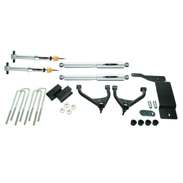 Belltech 4-Inch Suspension Lift Kit with Trail Performance Struts and Shocks (14-16 4WD Silverado 1500 Double Cab, Crew Cab w/ Cast Steel Control Arms)