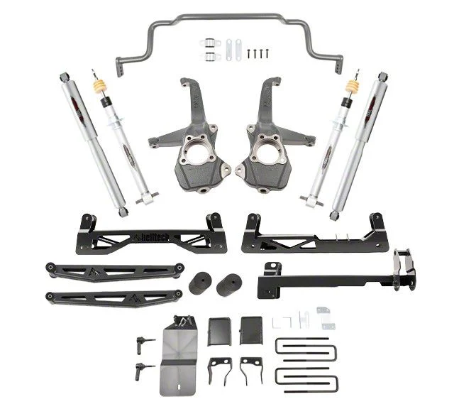 Belltech Suspension Lift Kit; Front and Rear (19-26 4WD Silverado 1500, Excluding High Country)