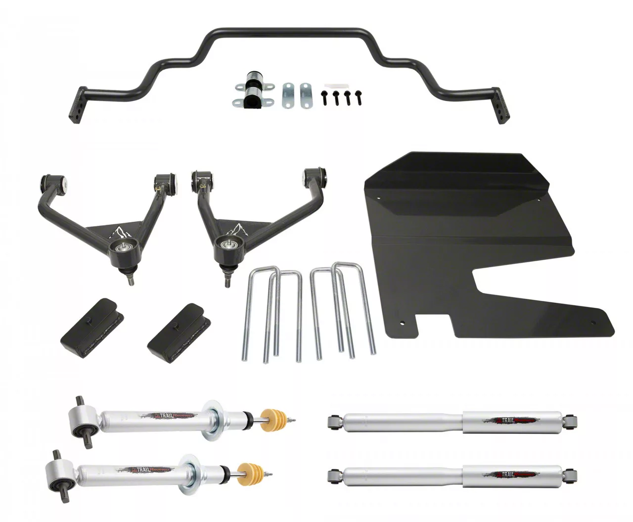 Belltech 4-Inch Suspension Lift Kit with Anti-Sway Bar, Trail Performance Shocks and Struts (19-26 4WD Silverado 1500, Excluding Trail Boss & ZR2)