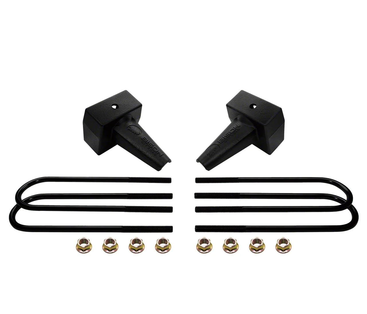 Bison Off-Road 5-Inch Rear Lift Block Kit for 2-Piece Driveshafts (11-26 F-350 Super Duty)