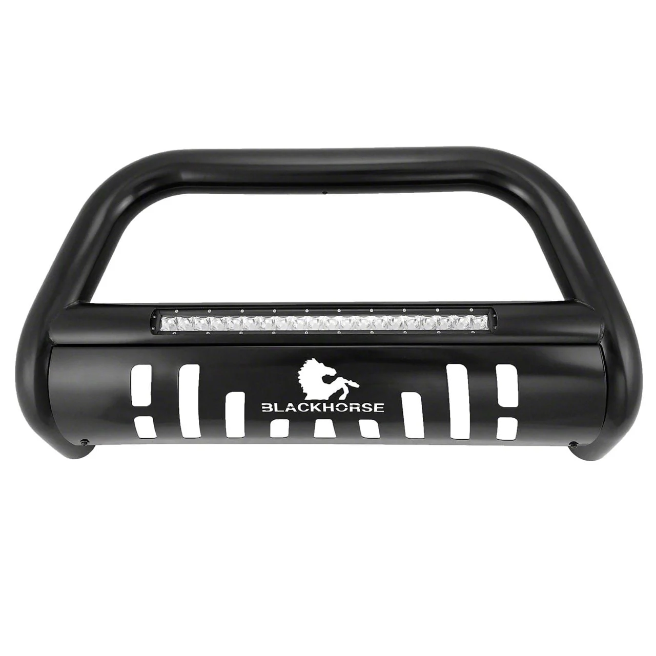 3-Inch Beacon LED Bull Bar; Black (07-18 Silverado 1500)