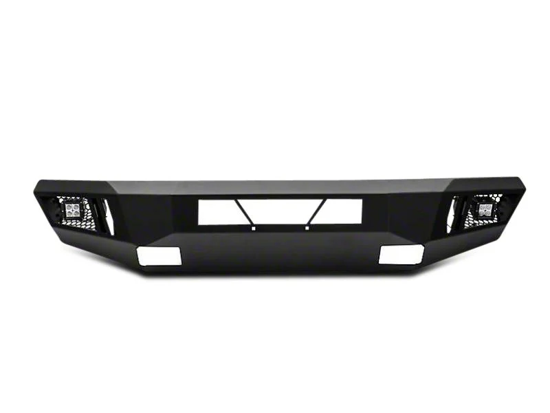 Armour Heavy Duty Front Bumper with 20-Inch Light Bar and Dually Lights (16-18 Silverado 1500)